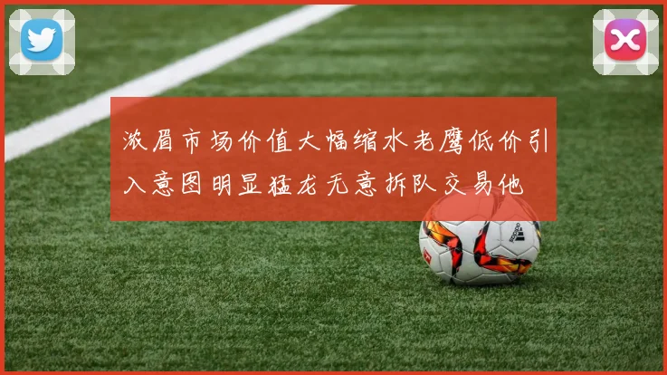 浓眉市场价值大幅缩水老鹰低价引入意图明显猛龙无意拆队交易他